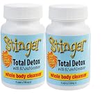 2 Stinger 1 hour Total Detox Extra Potent Whole Body Cleansers(B2 & Creatinine) 4 caplets each with 2 free 5 Panel Drug tests