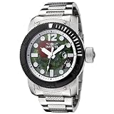 Invicta Men's 0110 II Collection Stainless Steel Green Stone Dial Watch