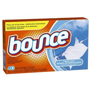 Bounce Fresh Linen Sheets, 40-Count (Pack of 3)