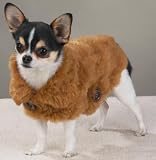 Dog Coat - Sable Faux Mink Coat for Pets - Small