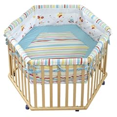 roba 0232 V55 - Laufgitter 6-eckig, Dekor Buche, Kollektion Butterfly