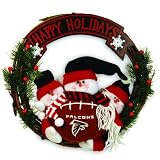 NFL Wreath 3 Snowmen - Atlanta Falcons