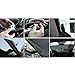 Funplaza® Black Retractable Sun Shade Roller Car Curtain Window Shade Uv Cut / Protection (55*125cm)