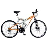 Titan Fusion Dual Suspension Mountain Bike (Orange, 26-Inch)