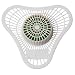 CMC 165-2 Pine Fragrance Urinal Kleen Screen with Non-Para Green Deodorant Block, 4-Ounce Capacity, White (Case of 12)