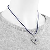 Touch by Alyssa Milano Dallas Cowboys Crystal Heart Team Logo Pendant Necklace