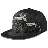 NBA adidas New Orleans Hornets Black Flat Bill Banner Flex Hat (Small/Medium)