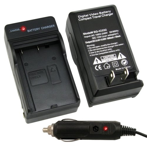 Nikon EN-EL9 EN-EL9A Premium Compatible Battery Charger Set for Nikon D40 D40x D60 D5000 D3000 Digital Camera
