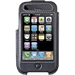 Black Formed Leather Sleeve For iPhone 3G
