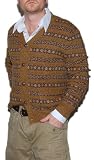 Polo Ralph Lauren Mens Cashmere Sweater Cardigan Brown Medium