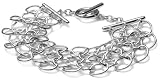 Sterling Silver Circle Link Bracelet