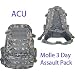MOLLE 3 Day Military Assault Pack Backpack - ACU Digital Camouflage