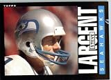 1985 Topps # 389 Steve Largent Seattle Seahawks Football Card - Shipped In Protective Screwdown Display Case! at Amazon.com