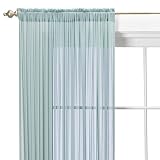 Eclipse Sheer Window Panel Rocky - River (52 x 84