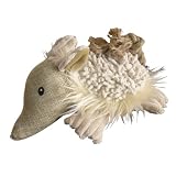 Pet Lou 00987 Naturally Twisted Dog Chew Toy, 10-Inch Armadillo