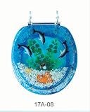 Trimmer Clear Blue Polyresin Seat Dolphins