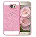Galaxy S7 Case, IiEXCEL Bling Shiny Sparkling Luxury Beauty Trendy Vibrant Fashion Hybrid Hard PC Case for Samsung Galaxy S7 (Pink)