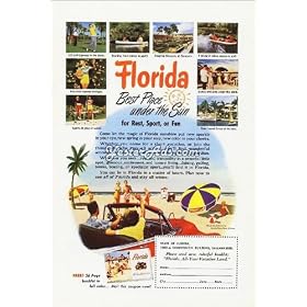 1951 Vintage Ad State of Florida Vacation booklet 1951 Vintage Ad State of Florida - Vacation booklet