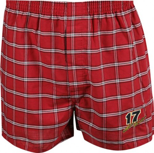 Buy Matt Kenseth Kickin' Back Plaid Boxer Shorts
