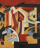 Art Reproduction Oil Painting - Abstract: Abstract Composition - Standard 20x24 - Hand Painted Canvas Art