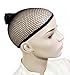 3 Pack Open end Black Mesh Net Wig Cap Liner