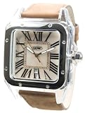 Now NW0003BR Gents Brown Strap Watch