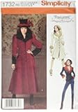 Simplicity 1732 Misses' Costume Coat R5 (14-16-18-20-22)