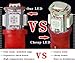 YITAMOTOR 20 X T10 Wedge 5-SMD 5050 Red LED Light bulbs W5W 2825 158 192 168 194