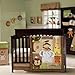 Jungle Walk 5 Piece Baby Crib Bedding Set with Bumper by Kidsline