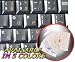 SPANISH (LATIN AMERICAN) KEYBOARD STICKERS WITH YELLOW LETTERING TRANSPARENT BACKGROUND FOR DESKTOP,