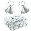 Silver Bell Place Card Holders (12 count)