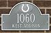 Indianapolis Colts Pewter and Silver Personalized Address Plaque