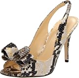 Kate Spade New York Women's Celeste Slingback Pump,Natural/Gold Wash Python,8 M US