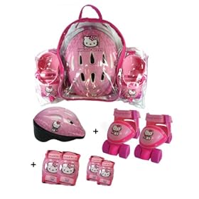 D'Arp�je - Hello Kitty  OHKY02 - Velos Et Patinettes  - Rollers  - Sac Patins Hello Kitty
