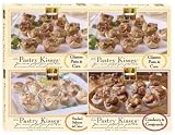 The Perfect Bite Co  Festive Sampler Pack- 2 Cilantro Pesto & Corn Trays, 1 Smoked Salmon & Capers Tray, 1 Cranberry Gorgonzola Tray (Pack of 4)
