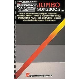 Hal Leonard Easy Electronic Keyboard Music #028 – Jumbo Songbook