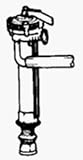 Coast Foundry 10175-1B1X Do it Ball Cock For Low Profile Toilets