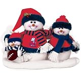 Mississippi Rebels Decorative Table Top Snowman Family Figurine
