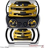 PSPgo Skin and Screen Protector Kit 2010 Chevy Camaro Yellow - Black Stripe ....