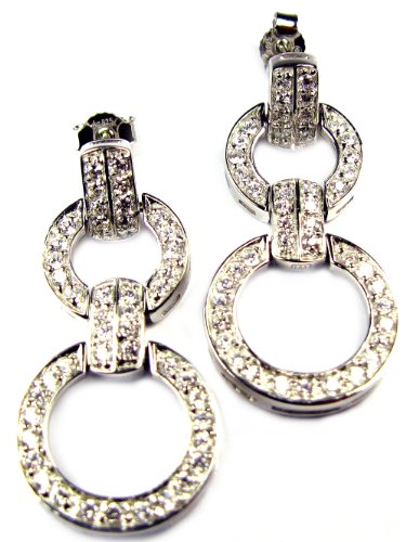 Positano Damen-Ohrstecker 925 Sterling-Silber rhodiniert E10355CZ Preisvergleich