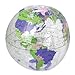 US Toy - Inflatable Clear Globe Beach Ball, Size 11