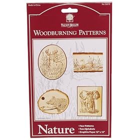 Woodburning Pattern Packet, Nature