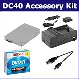 Buy Canon DC40 Camcorder Accessory Kit includes: SDBP208 Battery, 638002 Tape  Media,...
