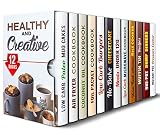 Healthy and Creative Box Set (12 in 1): Over 450 Air Fryer, Foil Packet, Slow Cooker, Microwave, Aroma Rice, Muffin Tin Meals for Creative Cooks (Healthy Low Carb Meals)