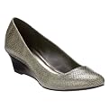 Women's Merona&reg; Maura Embossed Leather Wedges - Grey