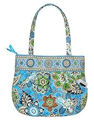 Vera Bradley Bali Blue Morgan Handbag