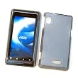 Motorola DROID 2 A955 (Verizon) Snap On Protector Hard Case, Transparent Smoke