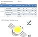10W White LED High Power Cool White Component Chip DIY 10 Watt 900 Lumens