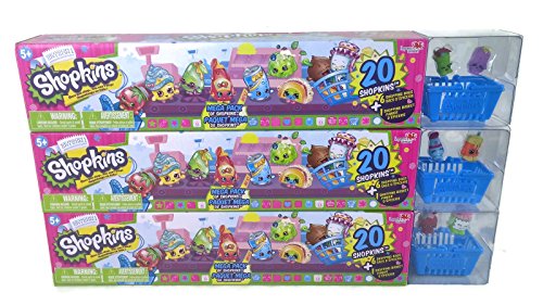 60 Shopkins Season 1 Ultimate Mega Pack Collectors Bundle 3 x 20 Packs