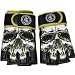 Silver Star SKULL Pro MMA Fighting Training Boxing Gloves (Medium/Regular)
